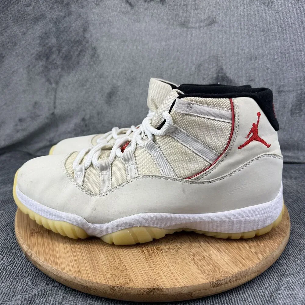 Jordan Air Jordan 11 Retro Shoes Mens Size 10.5 Platinum Sneakers 378037-016